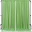 Green 8FTx10FT (W4'xH10', 2 Panels)